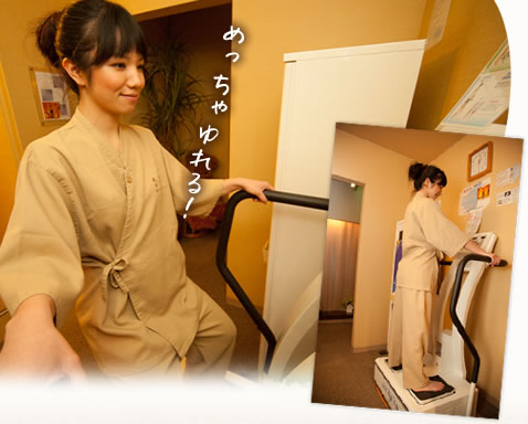 ダイエットマシン めっちゃゆれる！