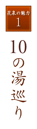 花泉の魅力1 10の湯巡り
